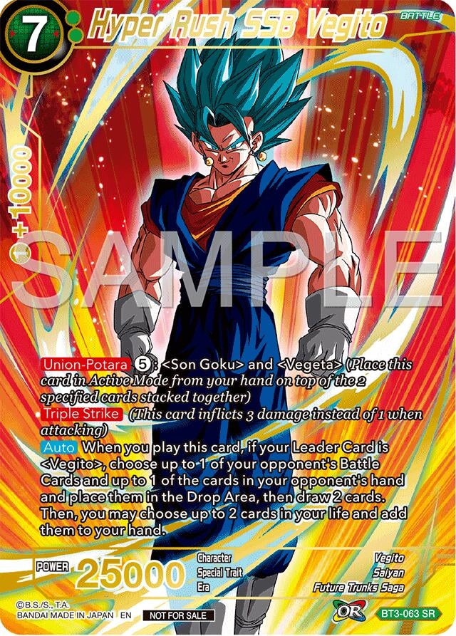 Image for Hyper Rush SSB Vegito (Championship 2024 Finals Pack) (Gold Stamped) (Tournament Promotion Cards) (BT3-063) - Dragon Ball Super: Masters