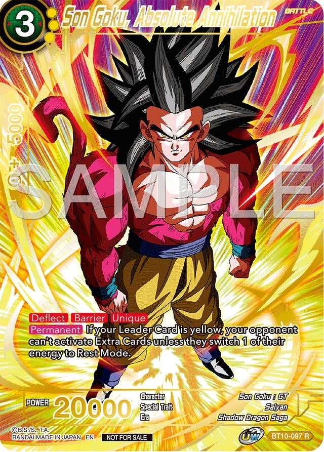 Image for Son Goku, Absolute Annihilation (Championship 2024 Finals Pack) (Gold Stamped) (Tournament Promotion Cards) (BT10-097) - Dragon Ball Super: Masters
