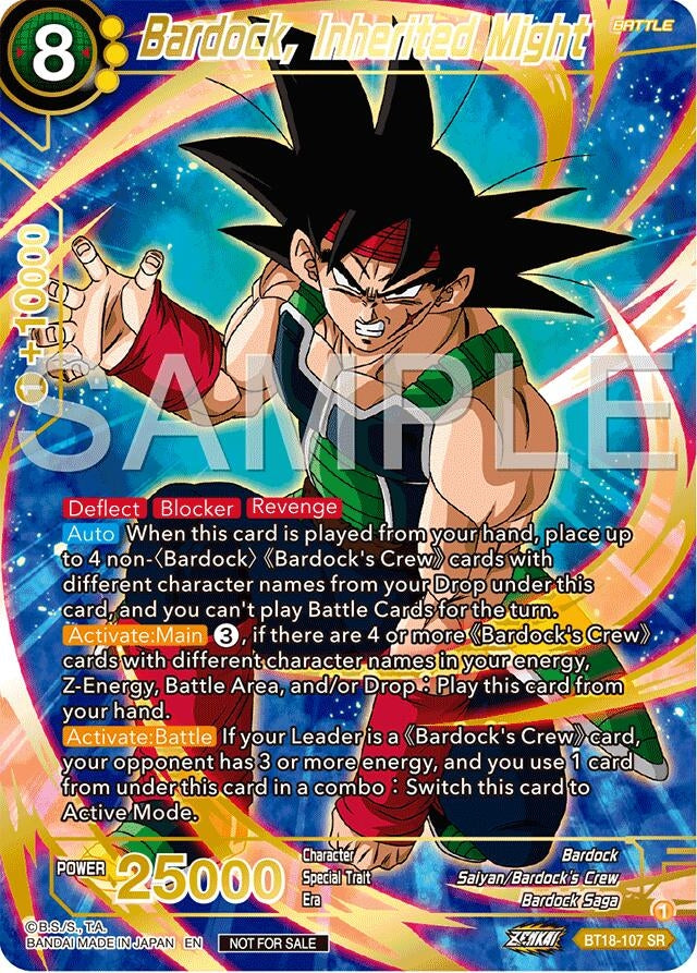 Image for Bardock, Inherited Might (Championship 2024 Finals Pack) (Gold Stamped) (Tournament Promotion Cards) (BT18-107) - Dragon Ball Super: Masters