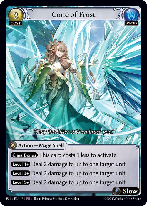 Image for Cone of Frost (Promotional Cards) (151) - Grand Archive TCG