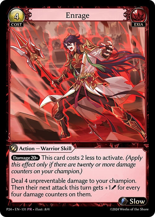 Image for Enrage (Promotional Cards) (131) - Grand Archive TCG