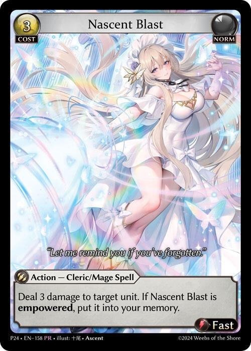 Image for Nascent Blast (Promotional Cards) (158) - Grand Archive TCG