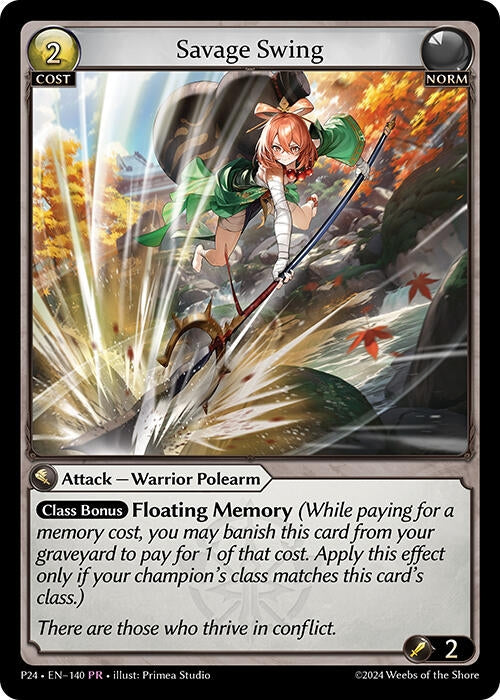 Image for Savage Swing (Promotional Cards) (140) - Grand Archive TCG