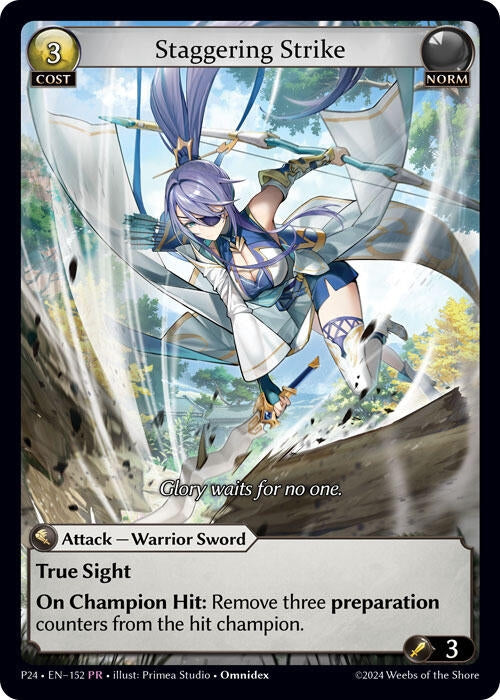 Image for Staggering Strike (Promotional Cards) (152) - Grand Archive TCG