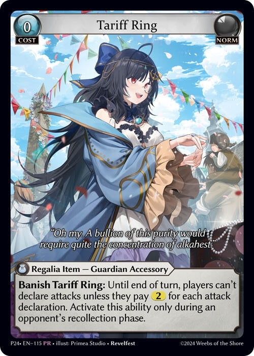 Image for Tariff Ring (115) (Promotional Cards) (115) - Grand Archive TCG