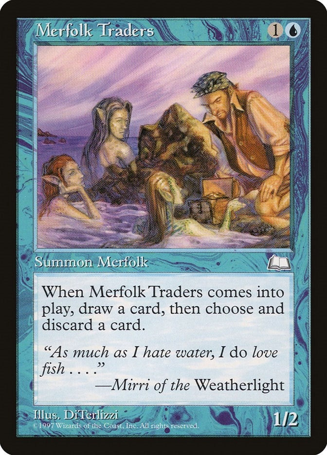 Image for Merfolk Traders (Weatherlight) - Magic: The Gathering
