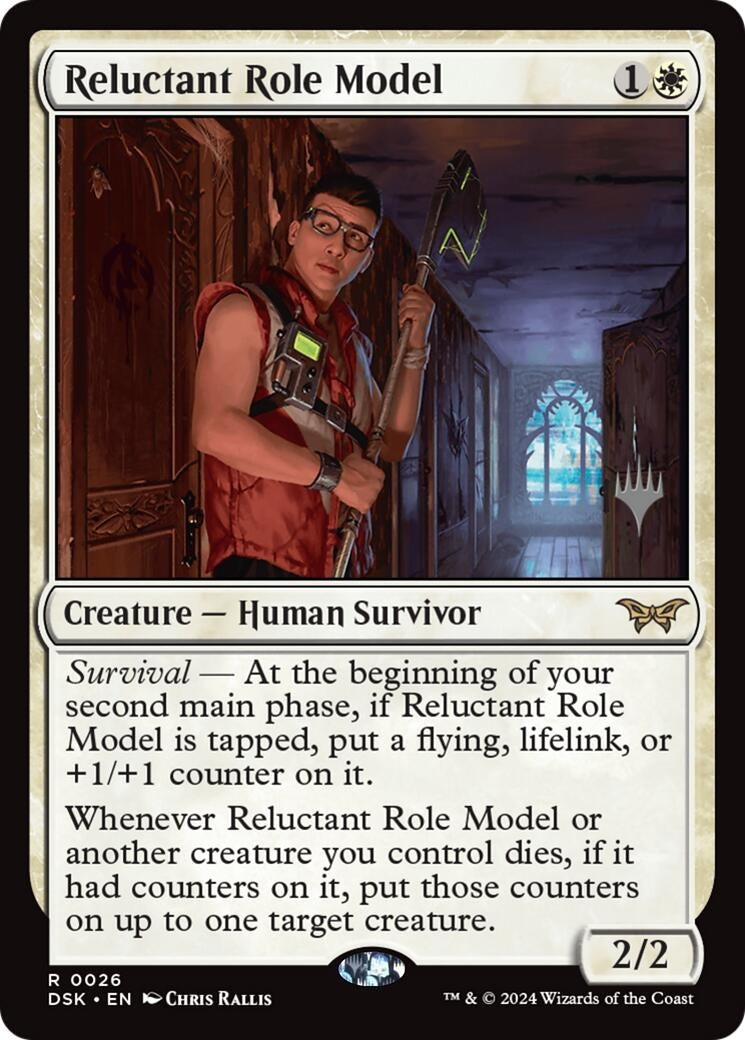Image for Reluctant Role Model (Promo Pack: Duskmourn: House of Horror) (26) - Magic: The Gathering