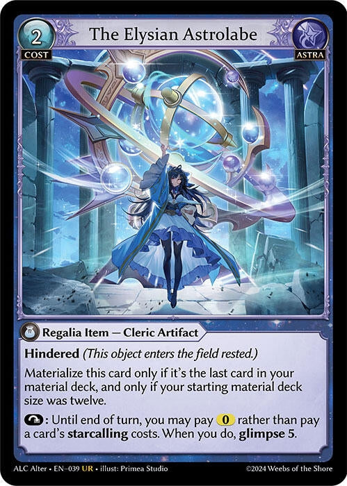 Image for The Elysian Astrolabe (Alchemical Revolution Alter Edition) (039) - Grand Archive TCG
