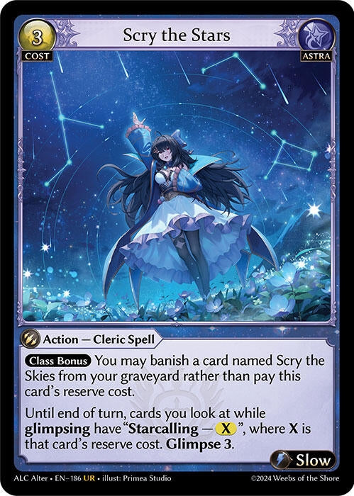 Image for Scry the Stars (Alchemical Revolution Alter Edition) (186) - Grand Archive TCG
