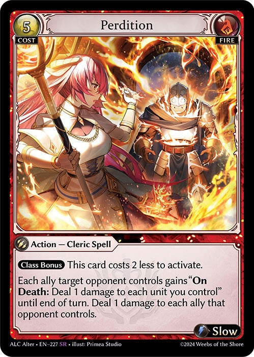 Image for Perdition (Alchemical Revolution Alter Edition) (227) - Grand Archive TCG