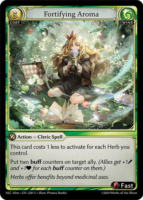 Image for Fortifying Aroma (Alchemical Revolution Alter Edition) (220) - Grand Archive TCG