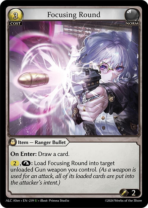 Image for Focusing Round (Alchemical Revolution Alter Edition) (219) - Grand Archive TCG
