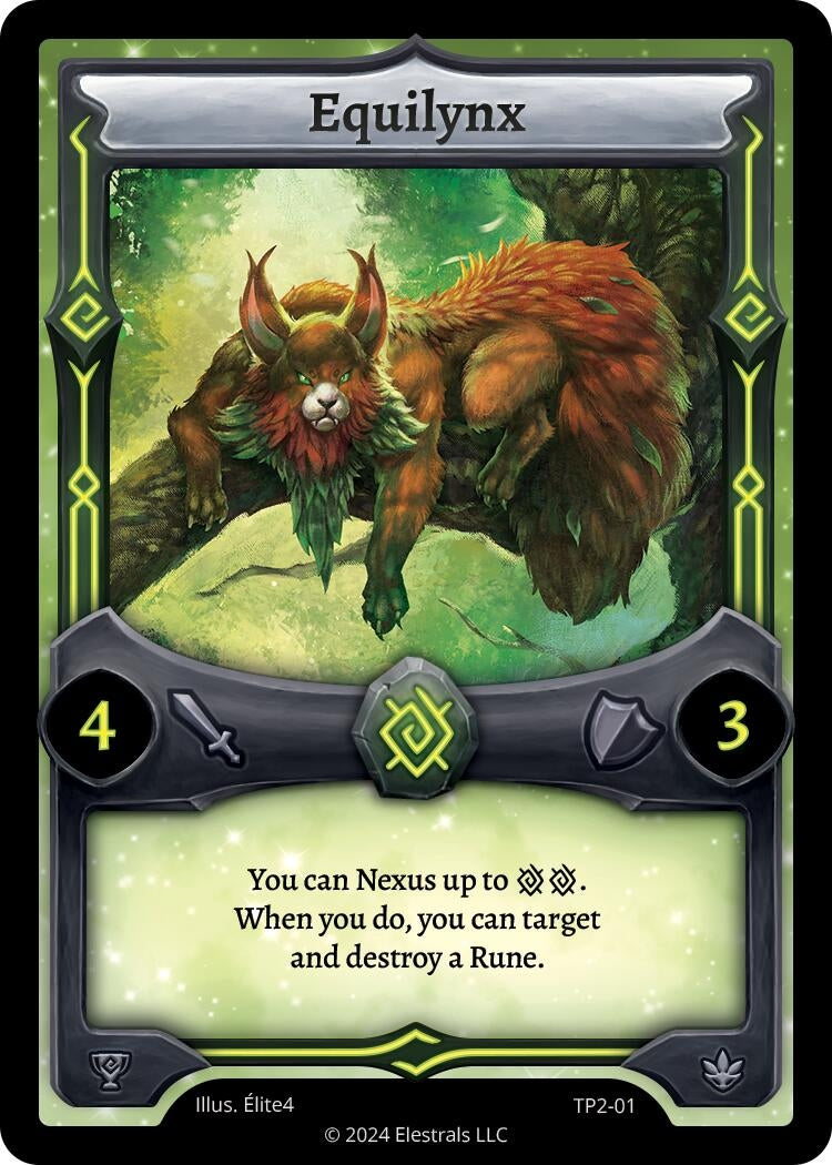 Image for Equilynx (Organized Play Series 2) (TP2-01) - Elestrals