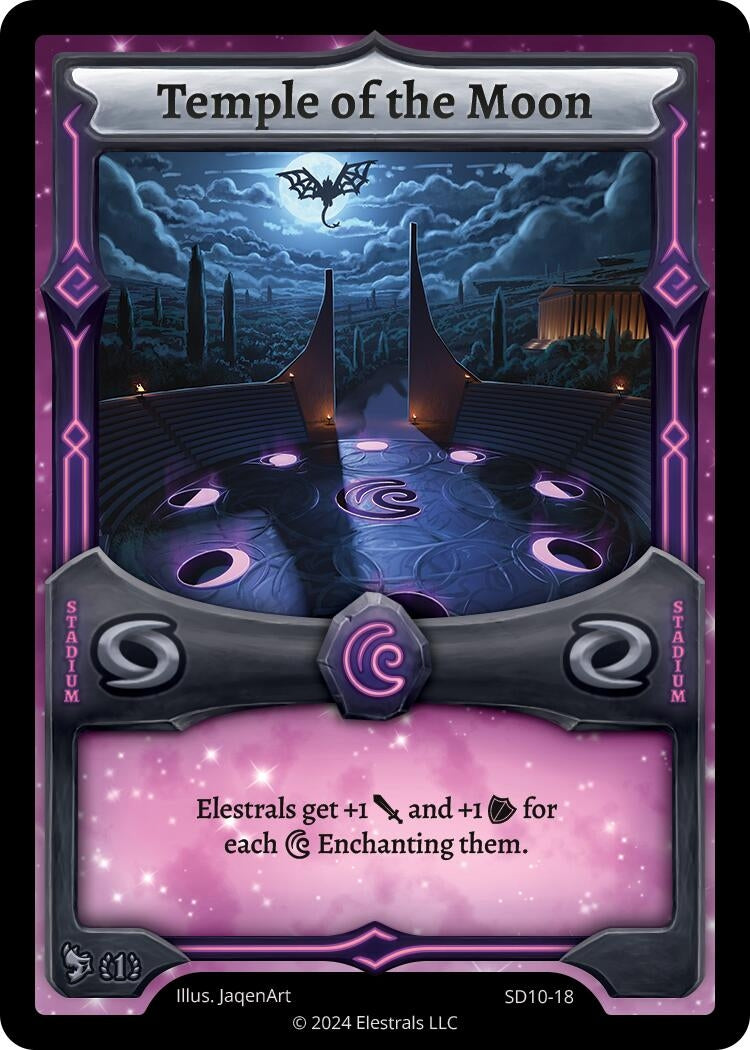 Image for Temple of the Moon (Fulgoryx Starter Deck) (SD10-18) - Elestrals