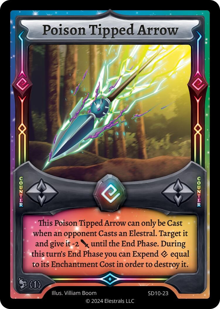 Image for Poison Tipped Arrow (Fulgoryx Starter Deck) (SD10-23) - Elestrals