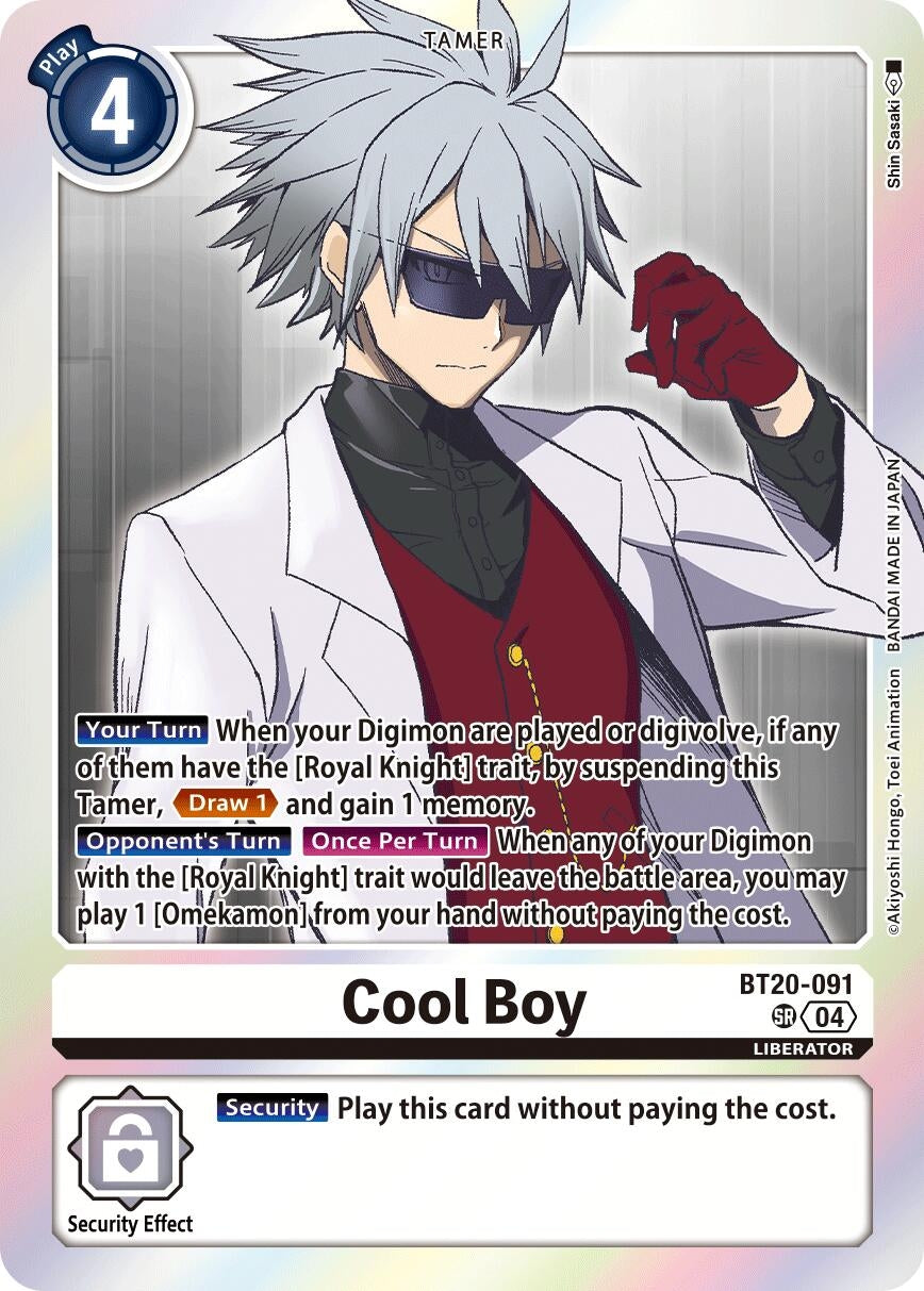 Image for Cool Boy (BT19-20) (BT20-091 SR) - Digimon Card Game