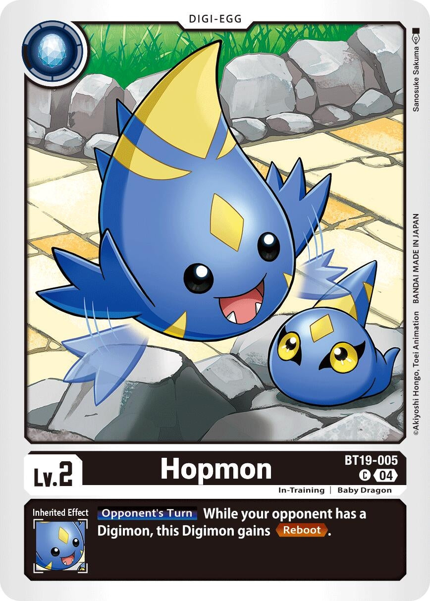 Image for Hopmon (BT19-20) (BT19-005 C) - Digimon Card Game