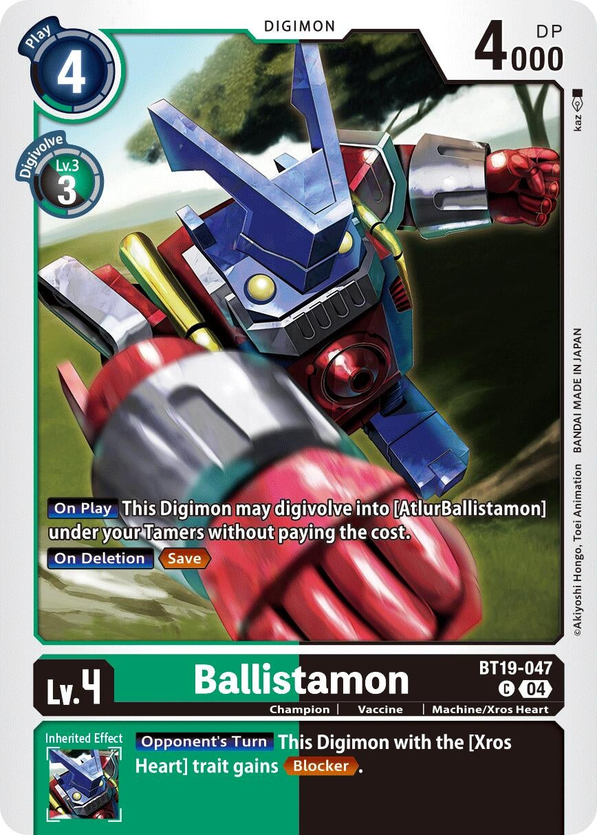 Image for Ballistamon (BT19-20) (BT19-047 C) - Digimon Card Game