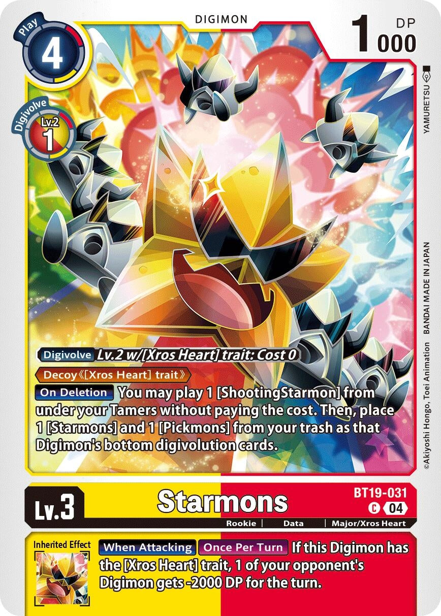Image for Starmons (BT19-20) (BT19-031 C) - Digimon Card Game