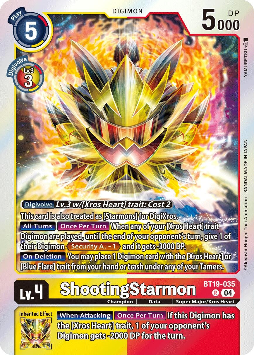 Image for ShootingStarmon (BT19-20) (BT19-035 R) - Digimon Card Game