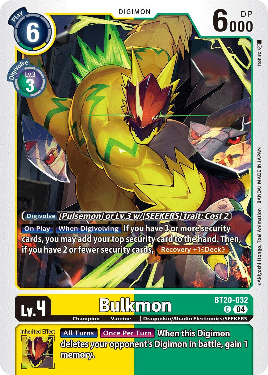 Image for Bulkmon (BT19-20) (BT20-032 C) - Digimon Card Game