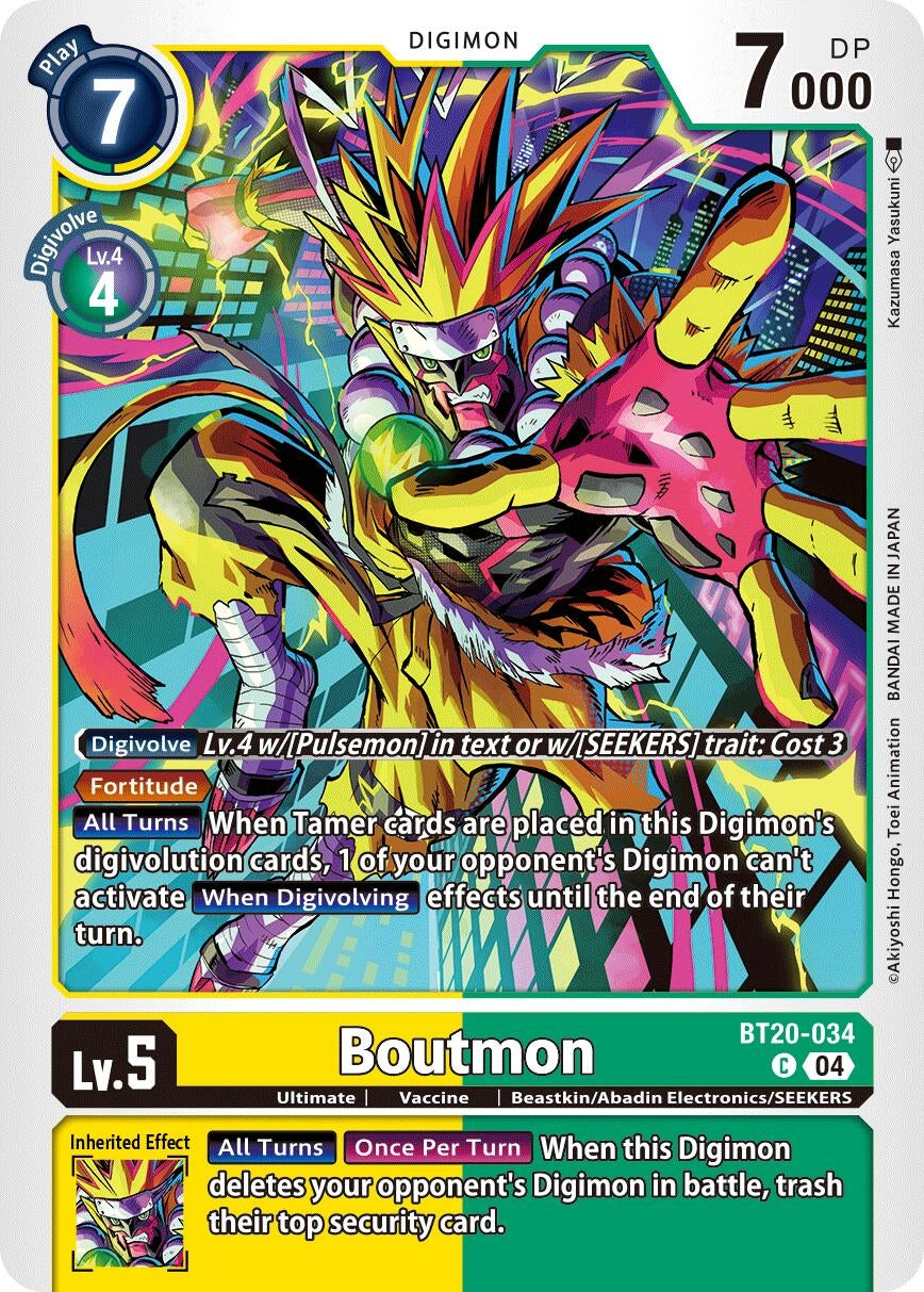 Image for Boutmon (BT19-20) (BT20-034 C) - Digimon Card Game