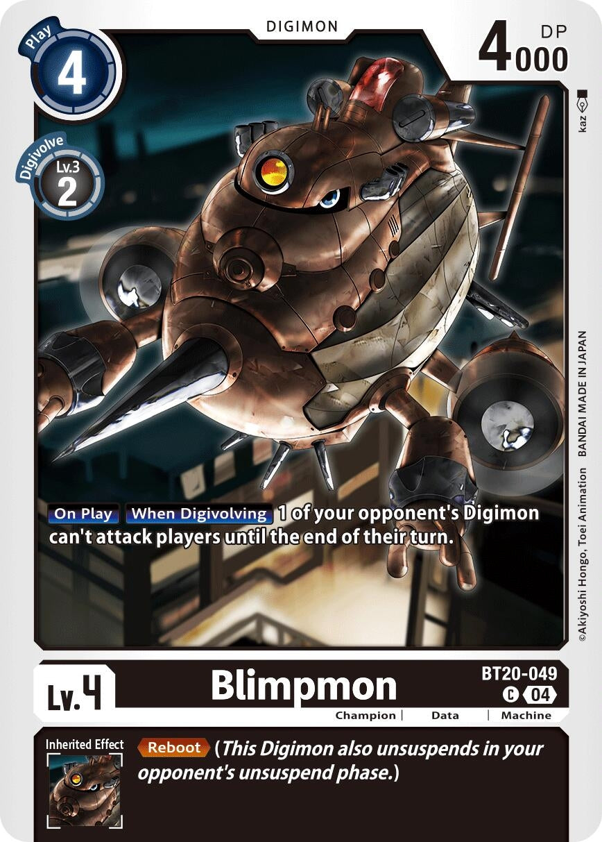 Image for Blimpmon (BT19-20) (BT20-049 C) - Digimon Card Game