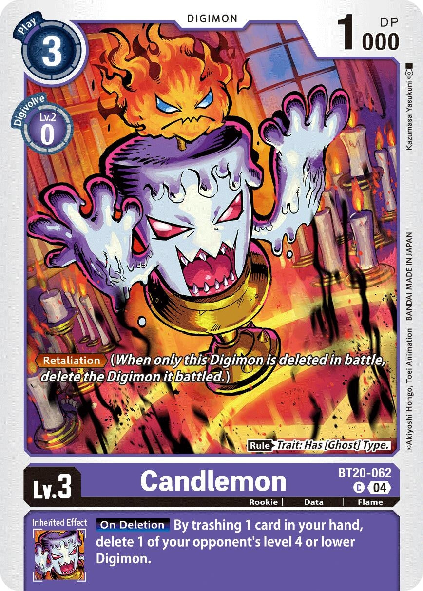 Image for Candlemon - BT20-062 (BT19-20) (BT20-062 C) - Digimon Card Game