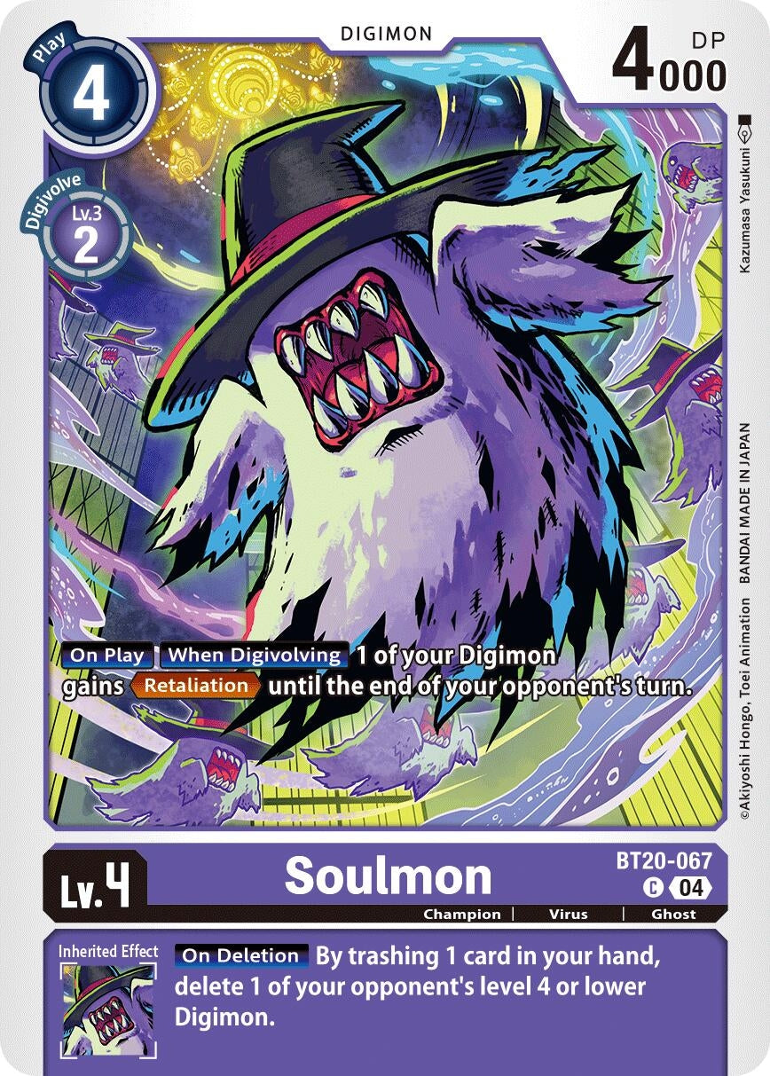 Image for Soulmon (BT19-20) (BT20-067 C) - Digimon Card Game