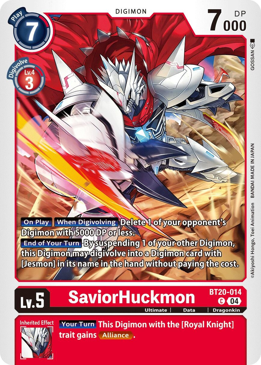 Image for SaviorHuckmon (BT19-20) (BT20-014 C) - Digimon Card Game
