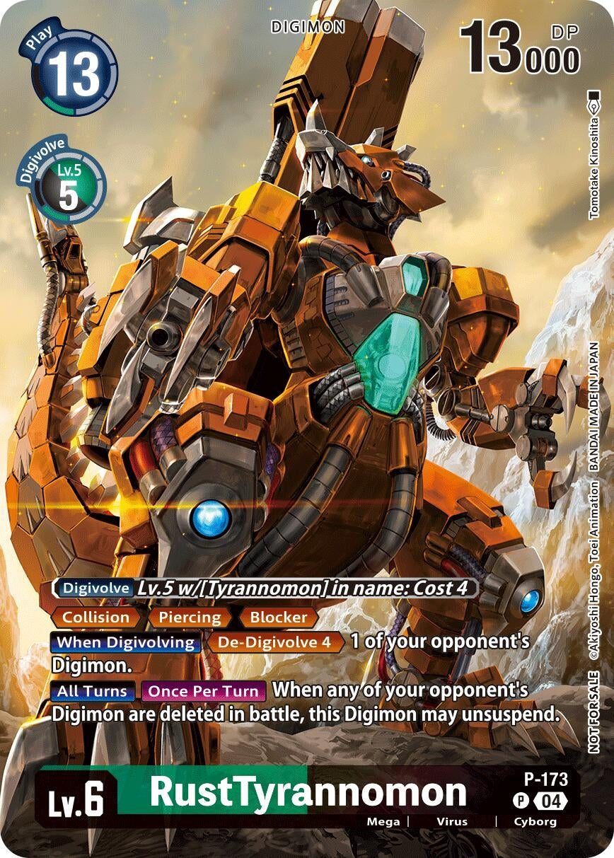Image for RustTyrannomon (Update Pack 2025) (BT19-20) (P-173 P) - Digimon Card Game