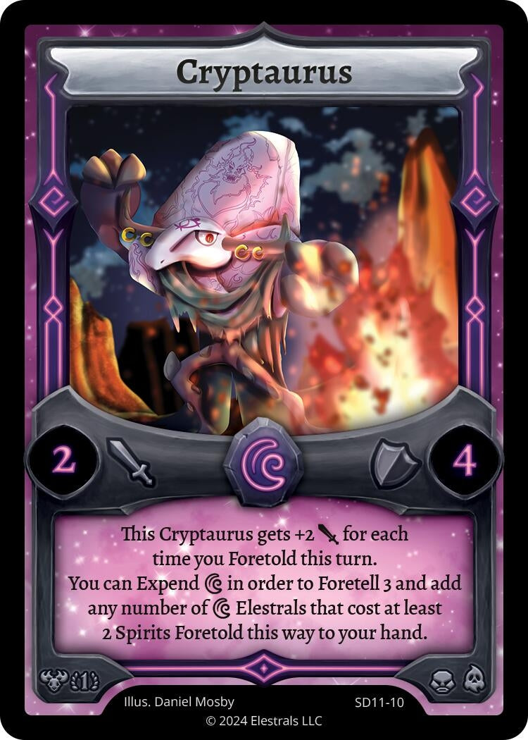 Image for Cryptaurus (Posthumoose Starter Deck) (SD11-10) - Elestrals