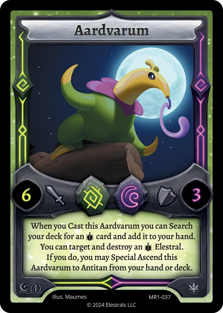 Image for Aardvarum (Moonrise) (MR1-037) - Elestrals