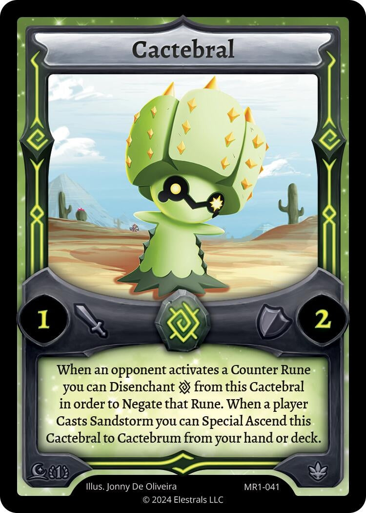 Image for Cactebral (Moonrise) (MR1-041) - Elestrals