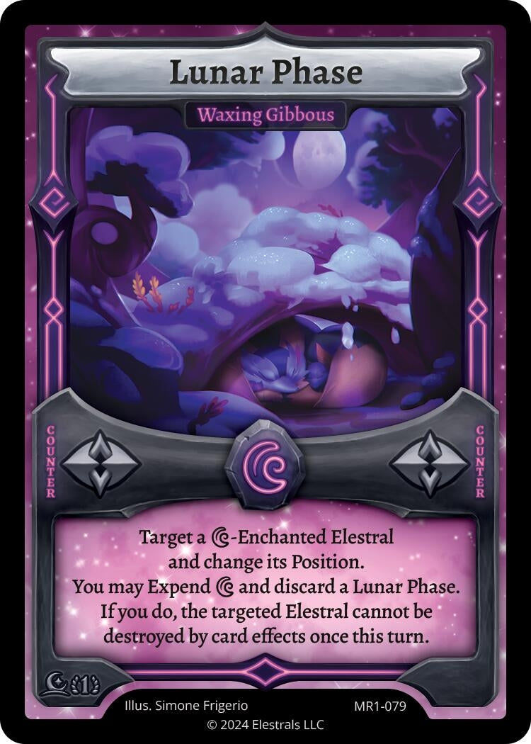 Image for Lunar Phase - Waxing Gibbous (Moonrise) (MR1-079) - Elestrals