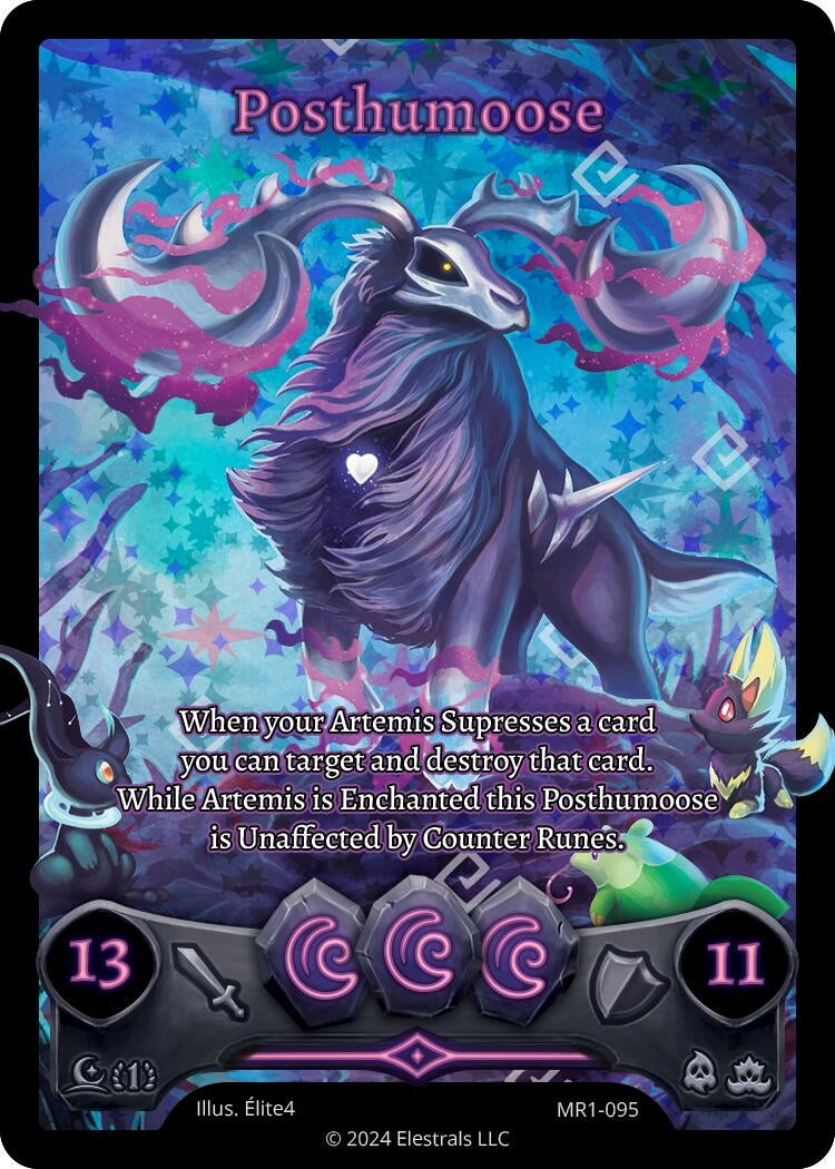 Image for Posthumoose (Full Art) (Moonrise) (MR1-095) - Elestrals