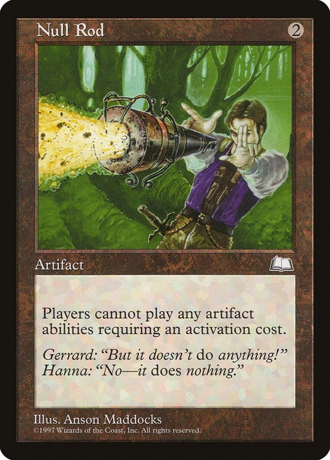 Image for Null Rod (Weatherlight) - Magic: The Gathering