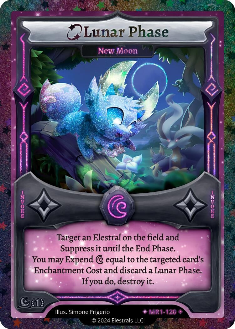 Image for Lunar Phase - New Moon (Stellar) (Moonrise) (MR1-120) - Elestrals