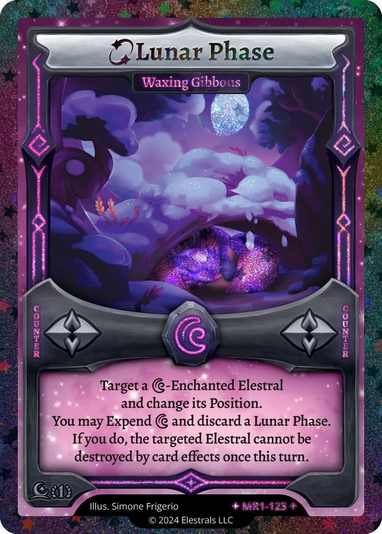 Image for Lunar Phase - Waxing Gibbous (Stellar) (Moonrise) (MR1-123) - Elestrals