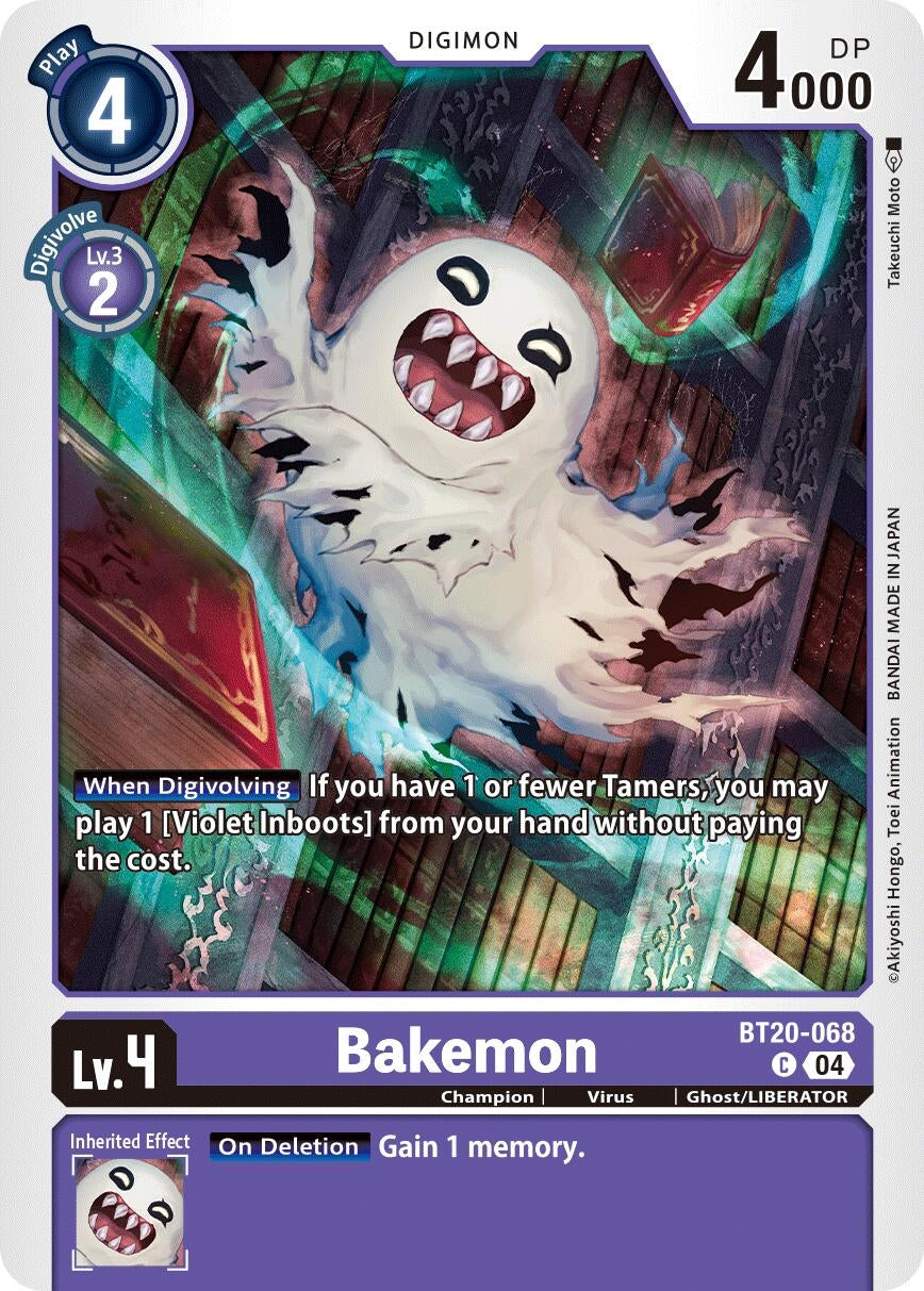 Image for Bakemon (BT19-20) (BT20-068 C) - Digimon Card Game