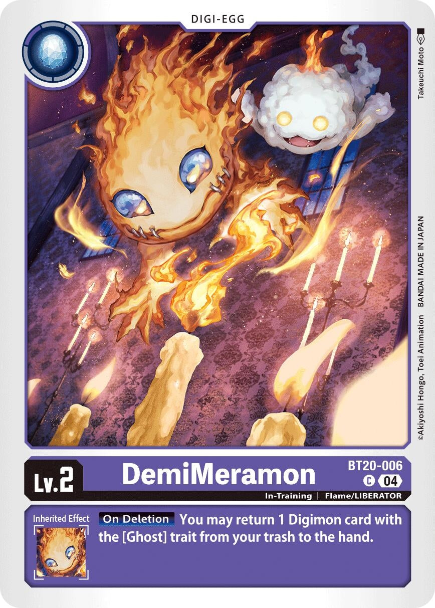 Image for DemiMeramon - BT20-006 (BT19-20) (BT20-006 C) - Digimon Card Game