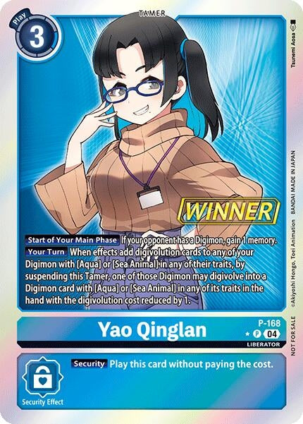 Image for Yao Qinglan (Store Tournament 2025 Vol.1 Winner Pack) - Digimon Card Game
