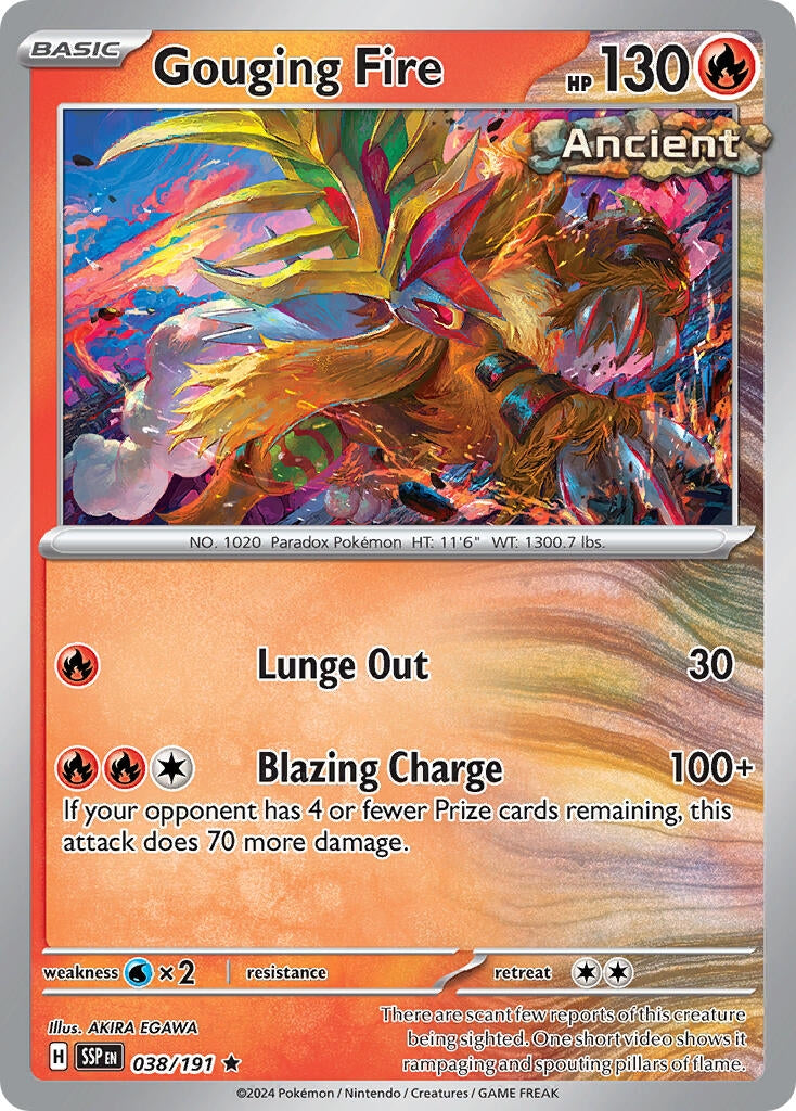 Image for Gouging Fire (Deck Exclusives) (038/191) - Pokemon