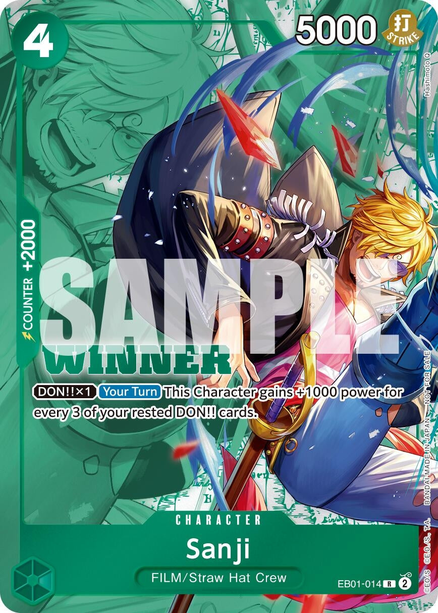 Image for Sanji (Winner Pack 2025 Vol. 1) (One Piece Promotion Cards) (EB01-014) - One Piece Card Game