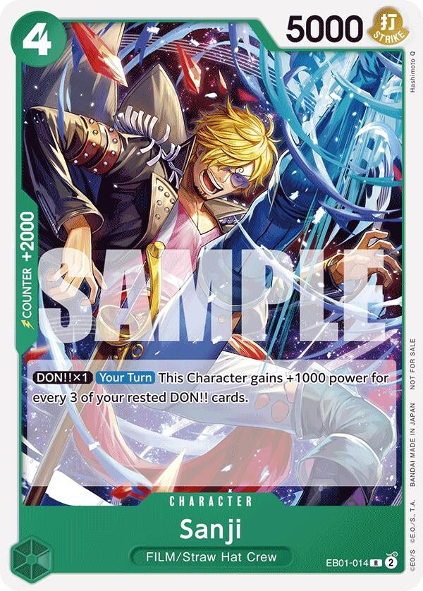 Image for Sanji (Tournament Pack 2025 Vol. 1) (One Piece Promotion Cards) (EB01-014) - One Piece Card Game