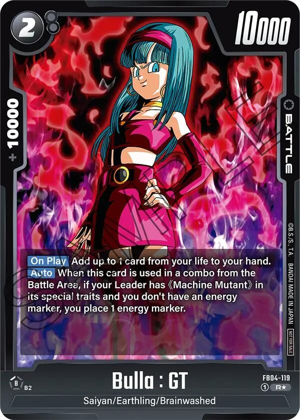 Image for Bulla : GT (Tournament Pack 05) (Tournament and Championship Promos) (FB04-119) - Dragon Ball Super: Fusion World