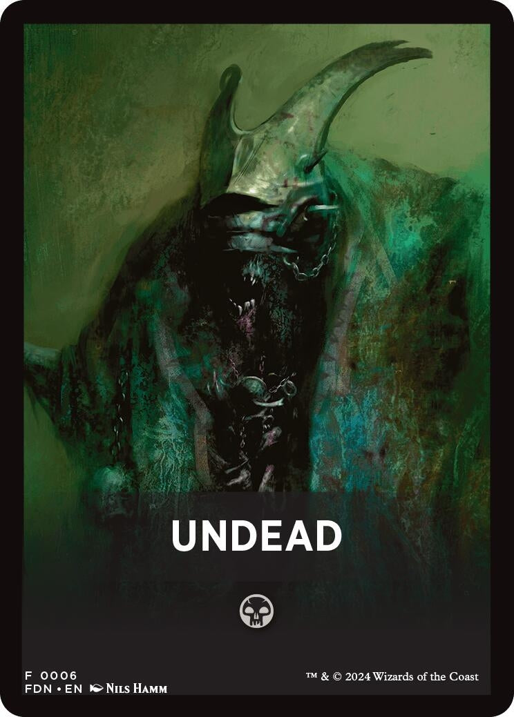 Image for Undead Theme Card (Foundations) (6) - Magic: The Gathering
