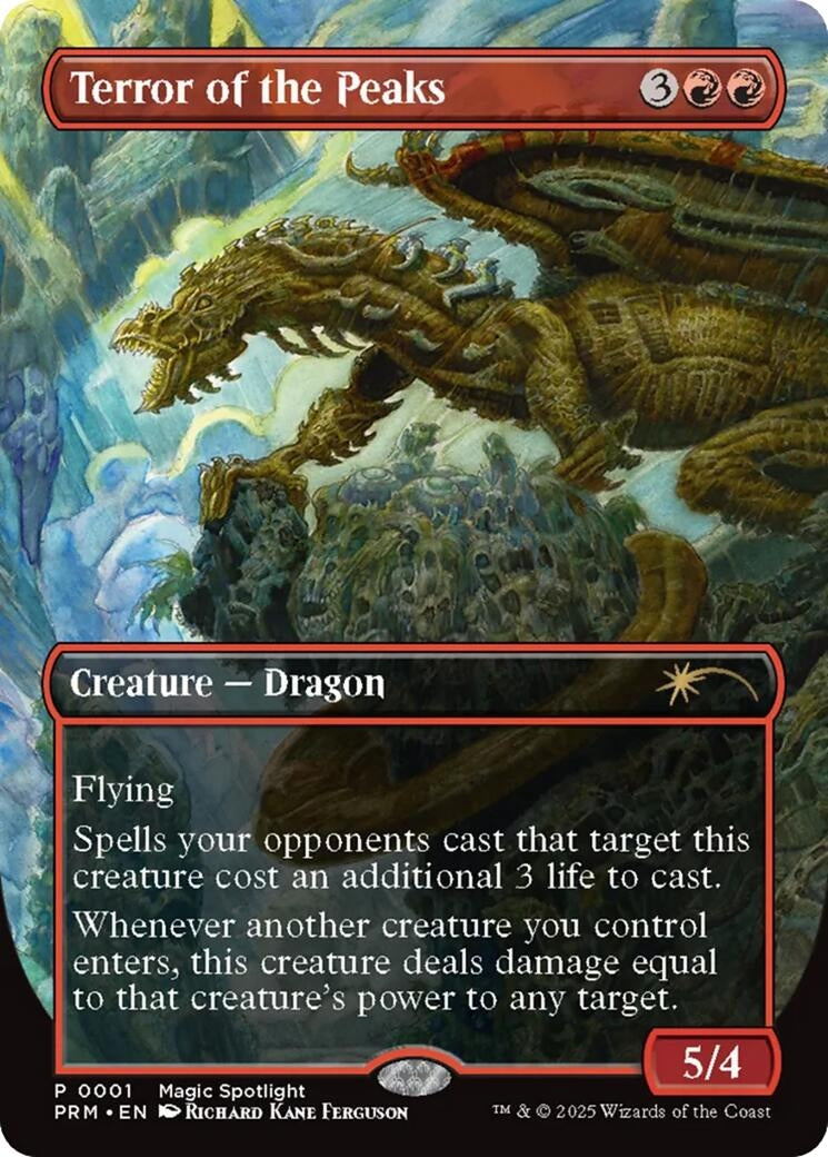 Image for Terror of the Peaks (Unique and Miscellaneous Promos) (1) - Magic: The Gathering