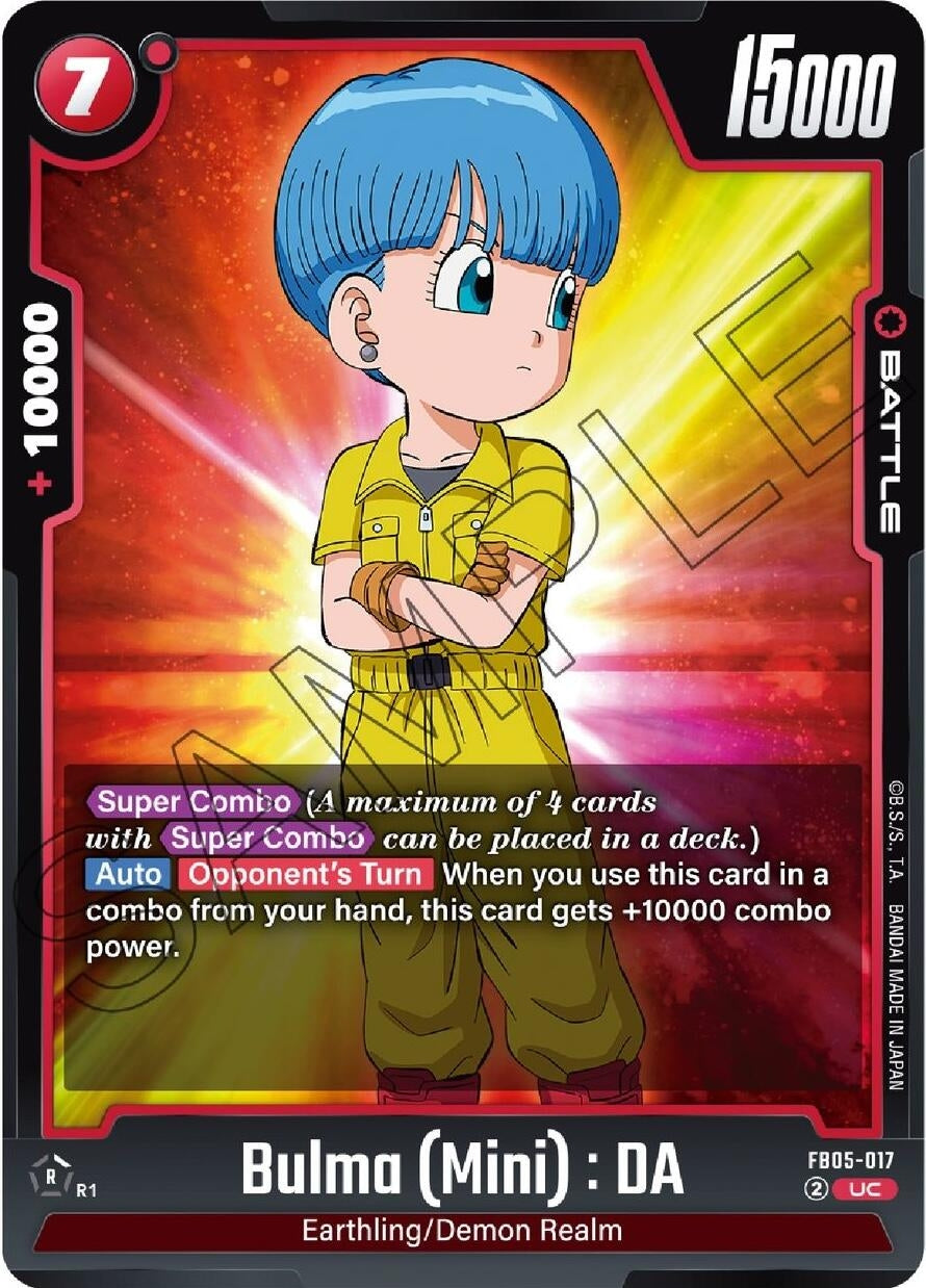 Image for Bulma (Mini) : DA (New Adventure) (FB05-017) - Dragon Ball Super: Fusion World