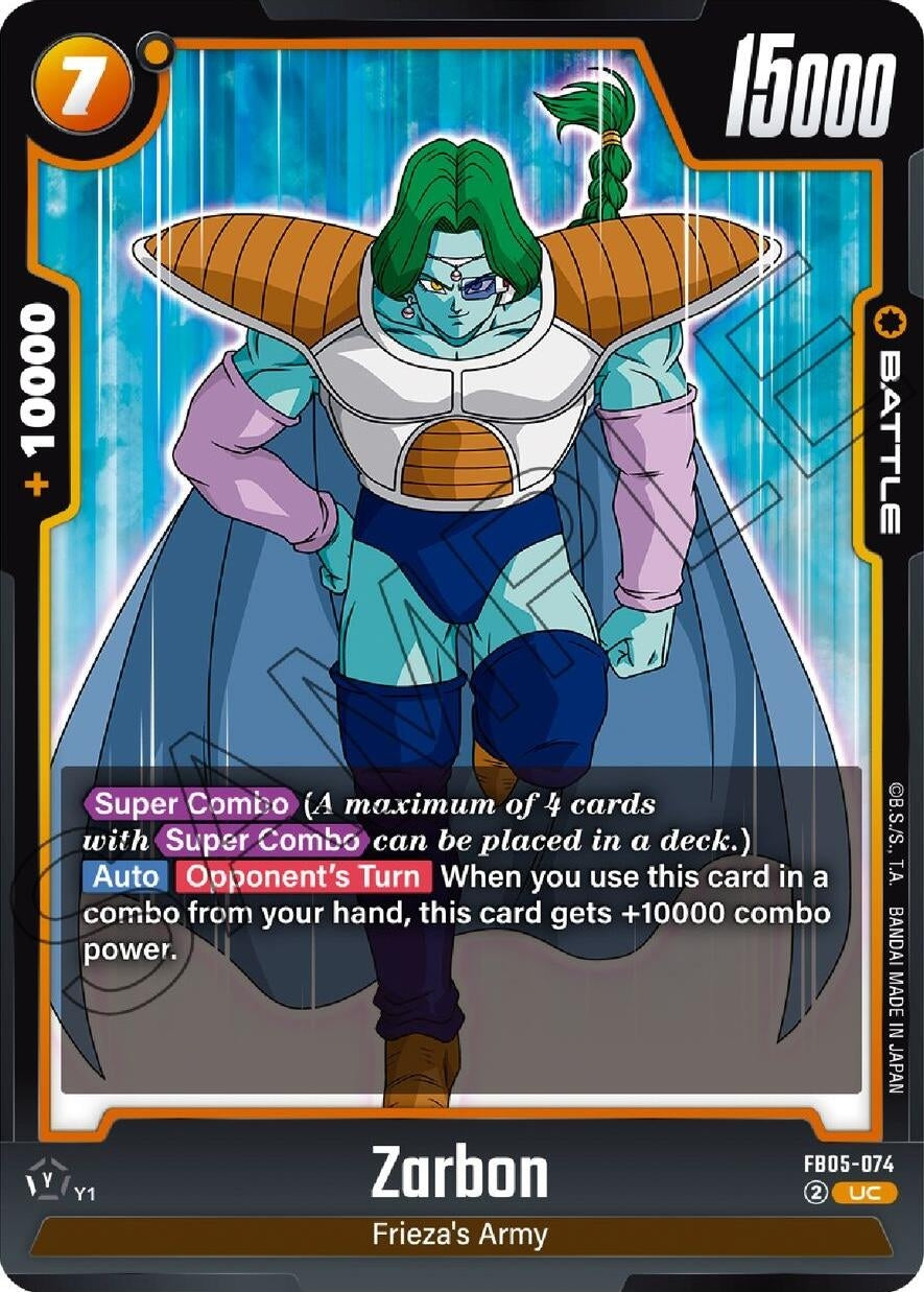 Image for Zarbon (New Adventure) (FB05-074) - Dragon Ball Super: Fusion World